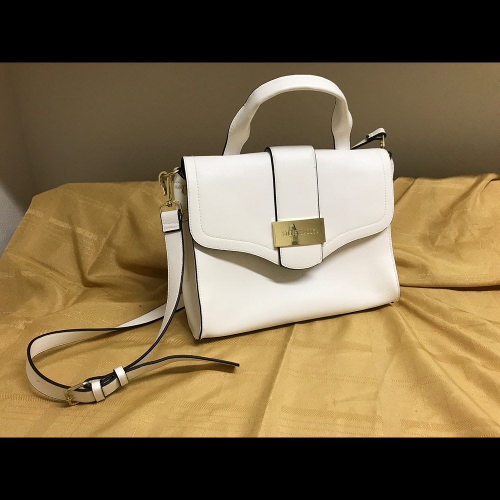 Steve Madden White Satchel